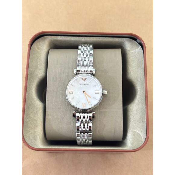 Emporio Armani AR11204 Gianni Women's Stainless Steel Quartz Watch - Picture 1 of 5